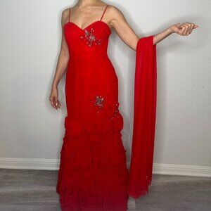 Custom Party Red Dress